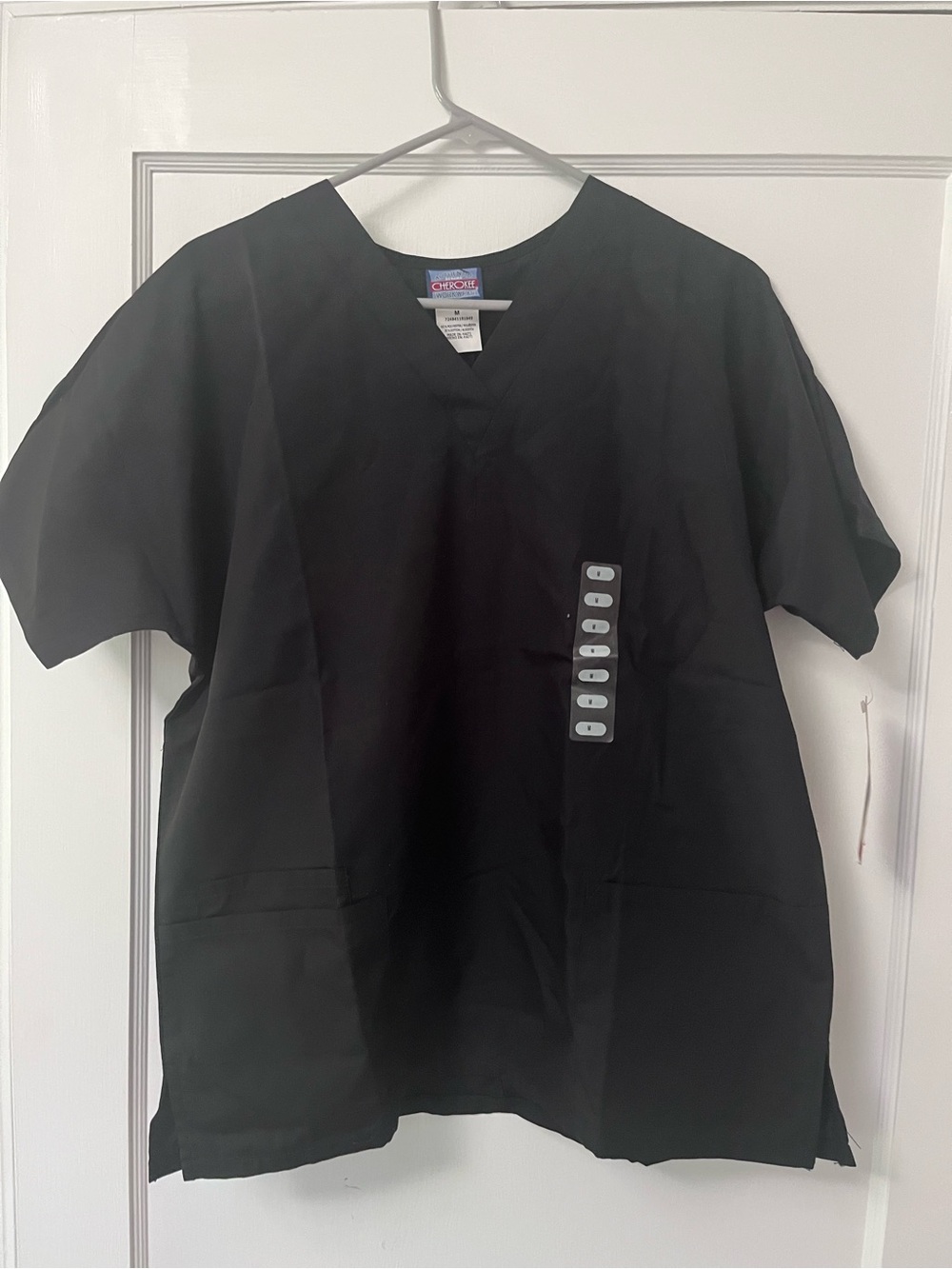 Cherokee Women’s Black V-Neck Scrub Top